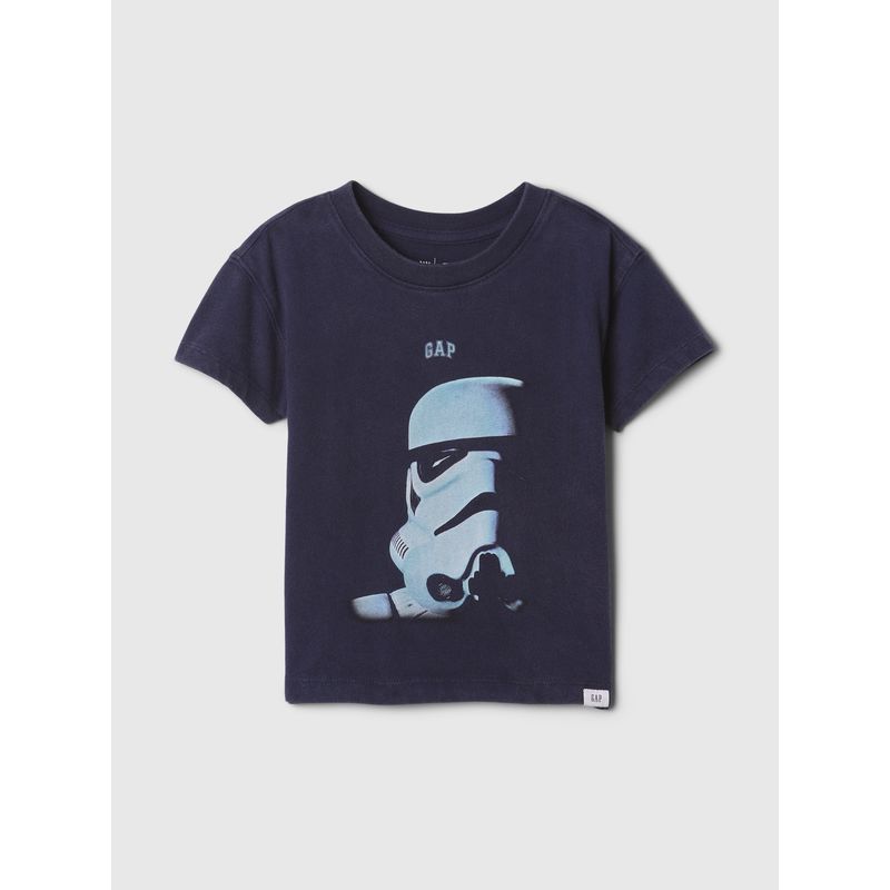 GAP - Polera Toddler Niño Star Wars Manga Corta Azul Gap