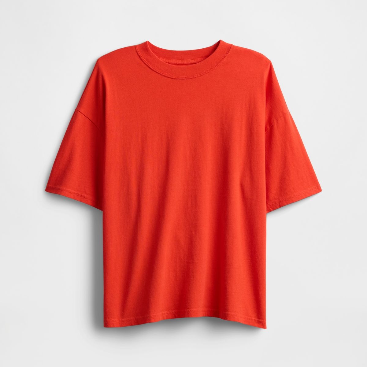 GAP - Polera Niño Relaxed Manga Corta Rojo Gap