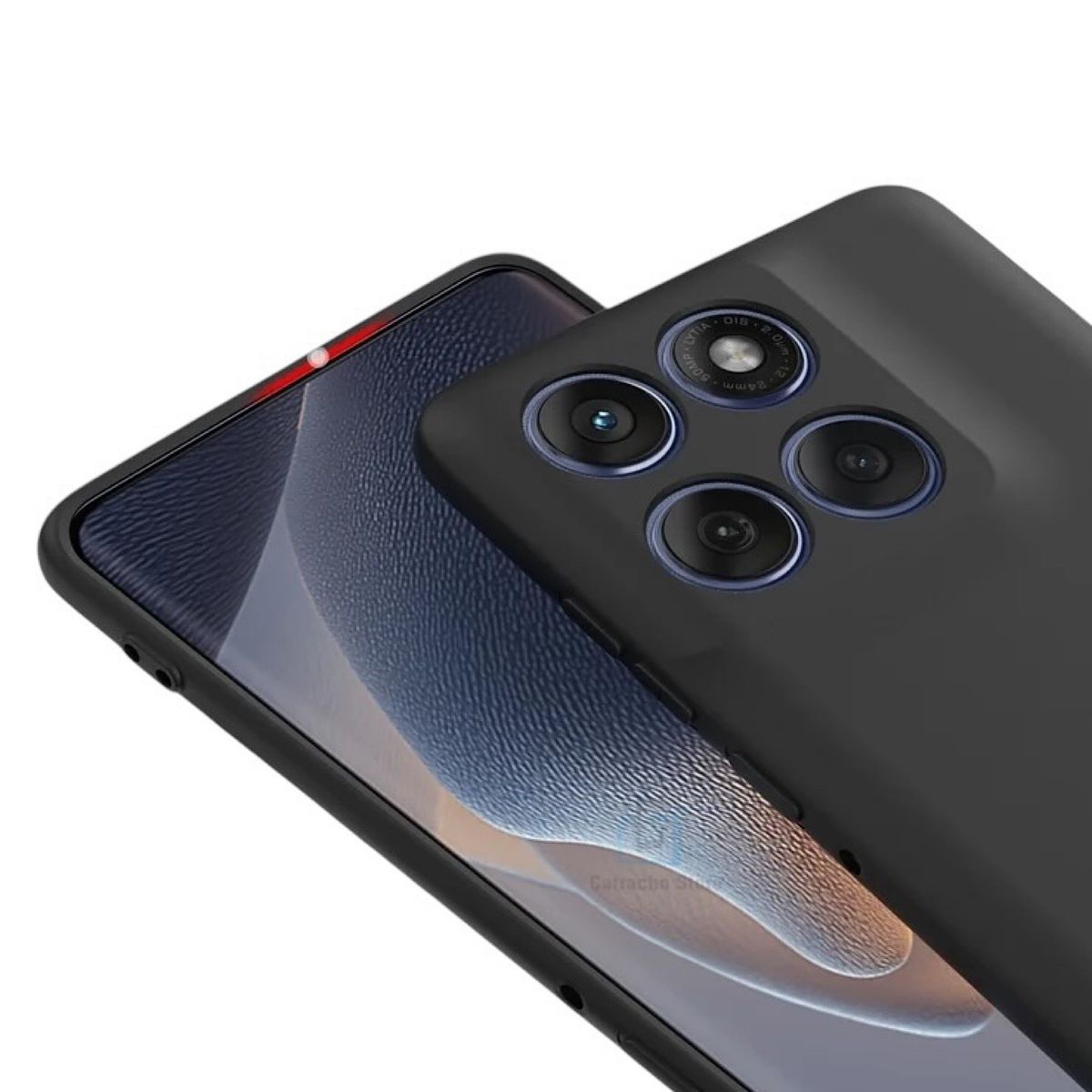 GENERICO - Carcasa Silicona Para Motorola Edge 60 Fusion 5G - Negro