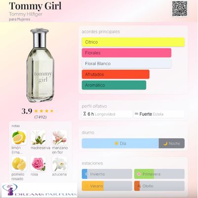 Imagen 2 del producto TOMMY GIRL 100 ML EDT