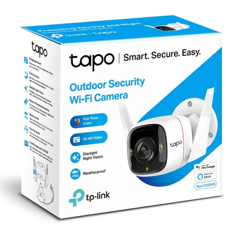 TP LINK - Cámara Ext Tapo C320ws  Wi-Fi