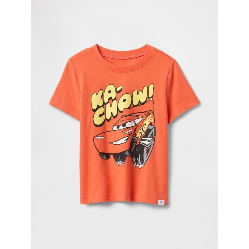 GAP - Polera Toddler Niño Disney Manga Corta Naranjo Gap