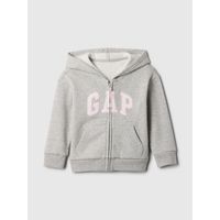 Polerón Toddler Niña Logo Con Cierre Gris