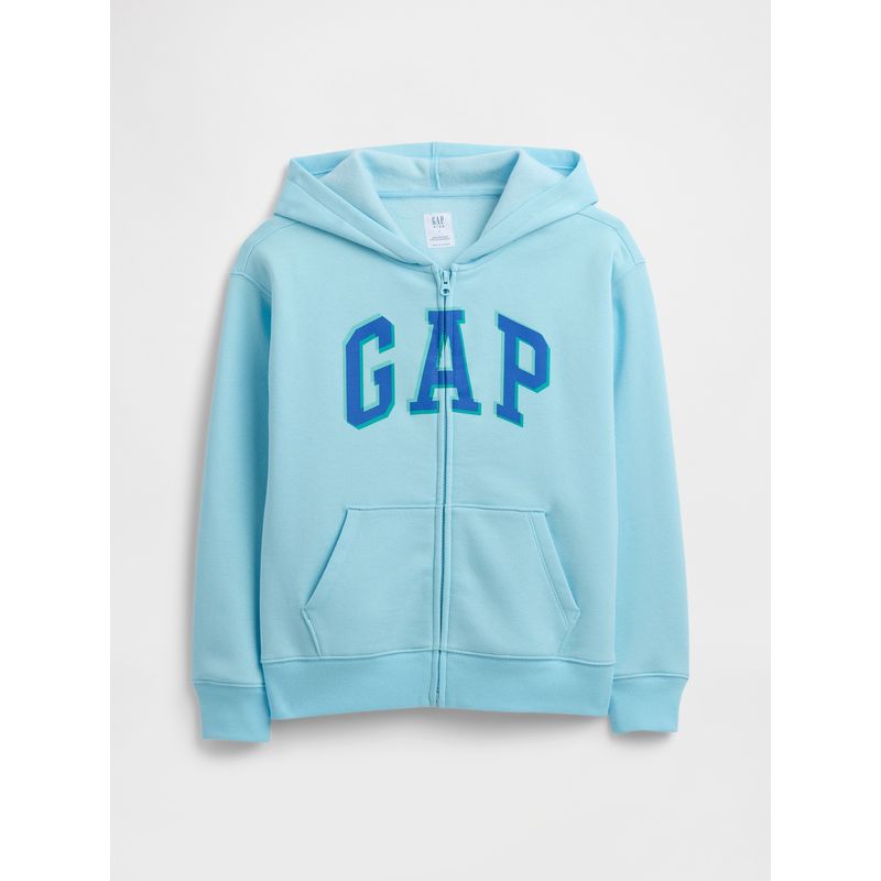 GAP - Polerón Niño Logo Con Cierre Azul Gap