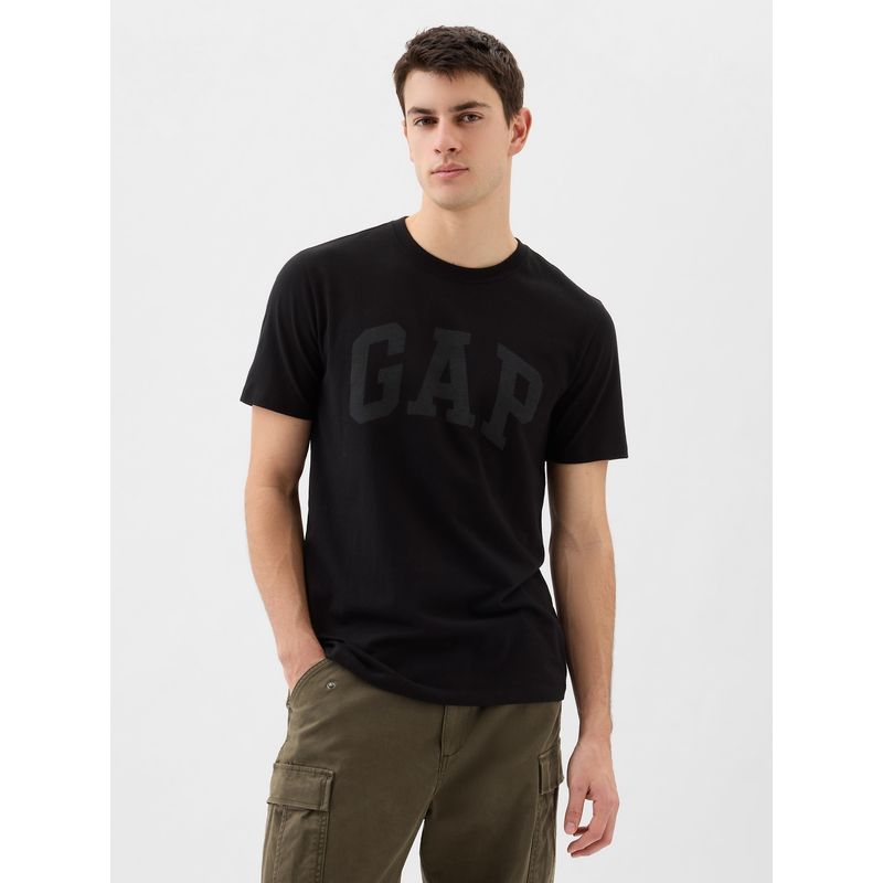 GAP - Pack 2 Poleras Hombre Logo Basic Manga Corta Negro Gap