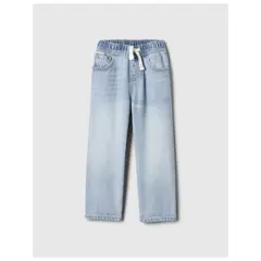 GAP - Jeans Toddler Niño Baggy Pull-On Celeste
