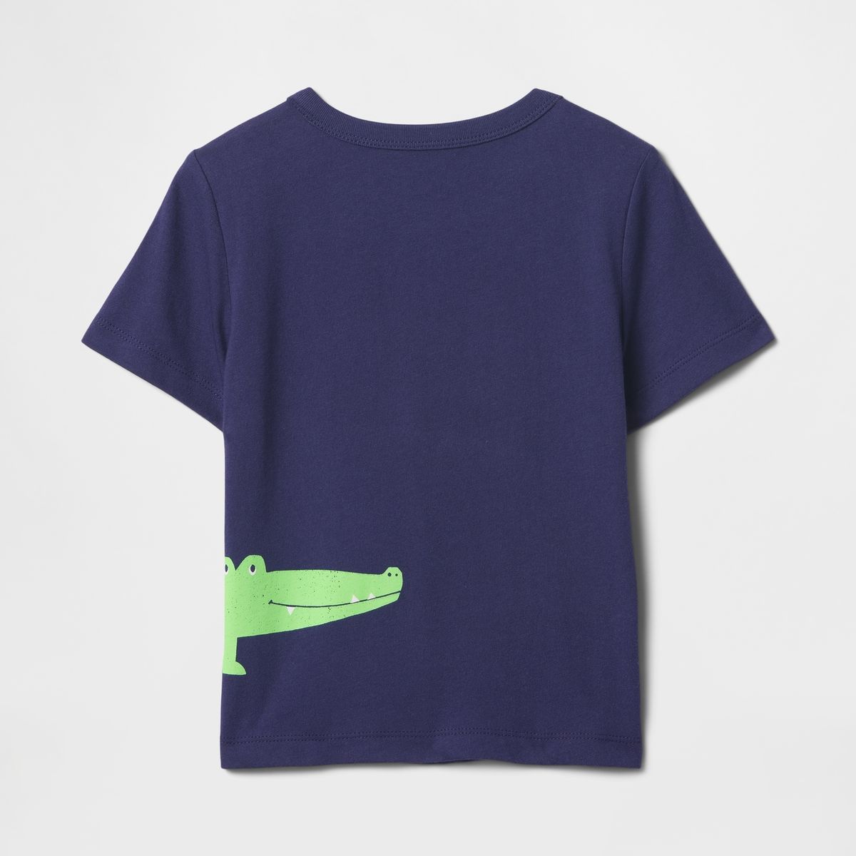 GAP - Polera Toddler Niño Cocodile Manga Corta Azul Gap