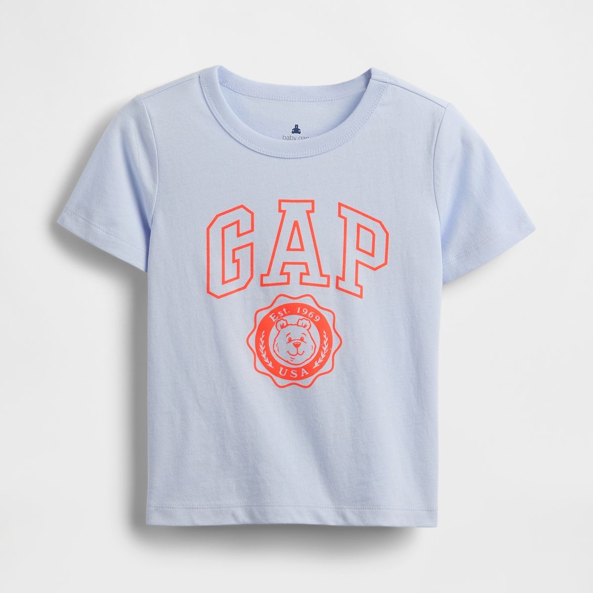 GAP - Polera Toddler Niño Gap Gráfica Manga Corta Azul