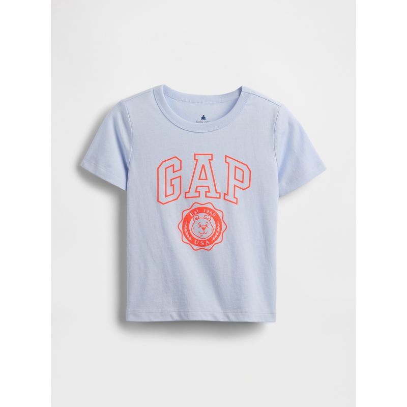 GAP - Polera Toddler Niño Gráfica Manga Corta Azul Gap