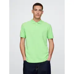 GAP - Polera Hombre Polo Manga Corta Verde