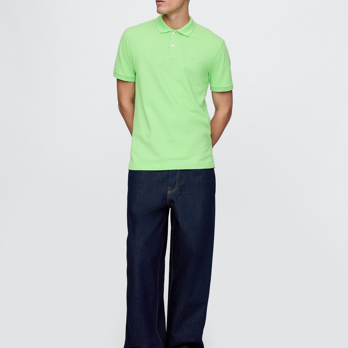 GAP - Polera Hombre Gap Polo Manga Corta Verde