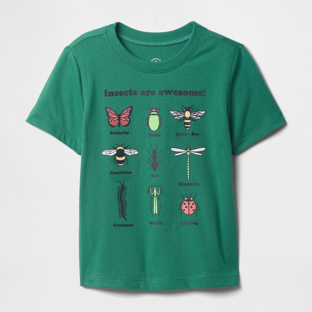GAP - Polera Toddler Niño Gap Insects Manga Corta Verde