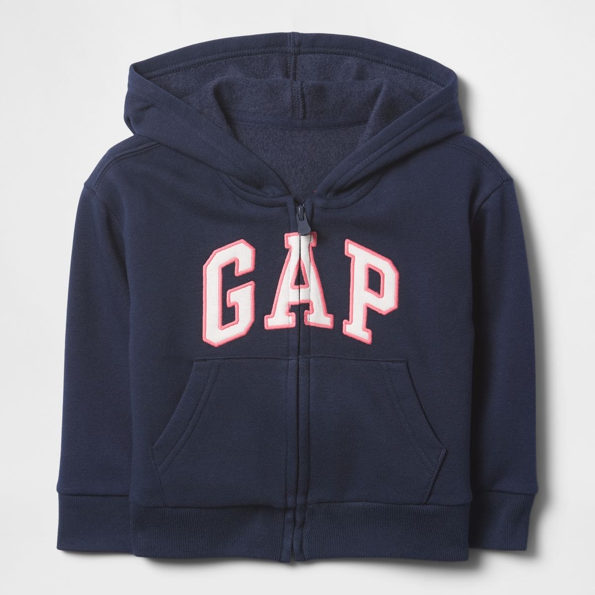 GAP - Polerón Toddler Niña Logo Bicolor Con Cierre Azul Gap