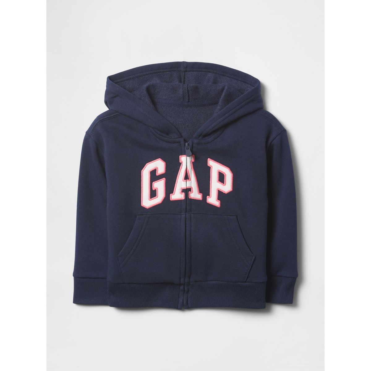 GAP - Polerón Toddler Niña Logo Bicolor Con Cierre Azul Gap