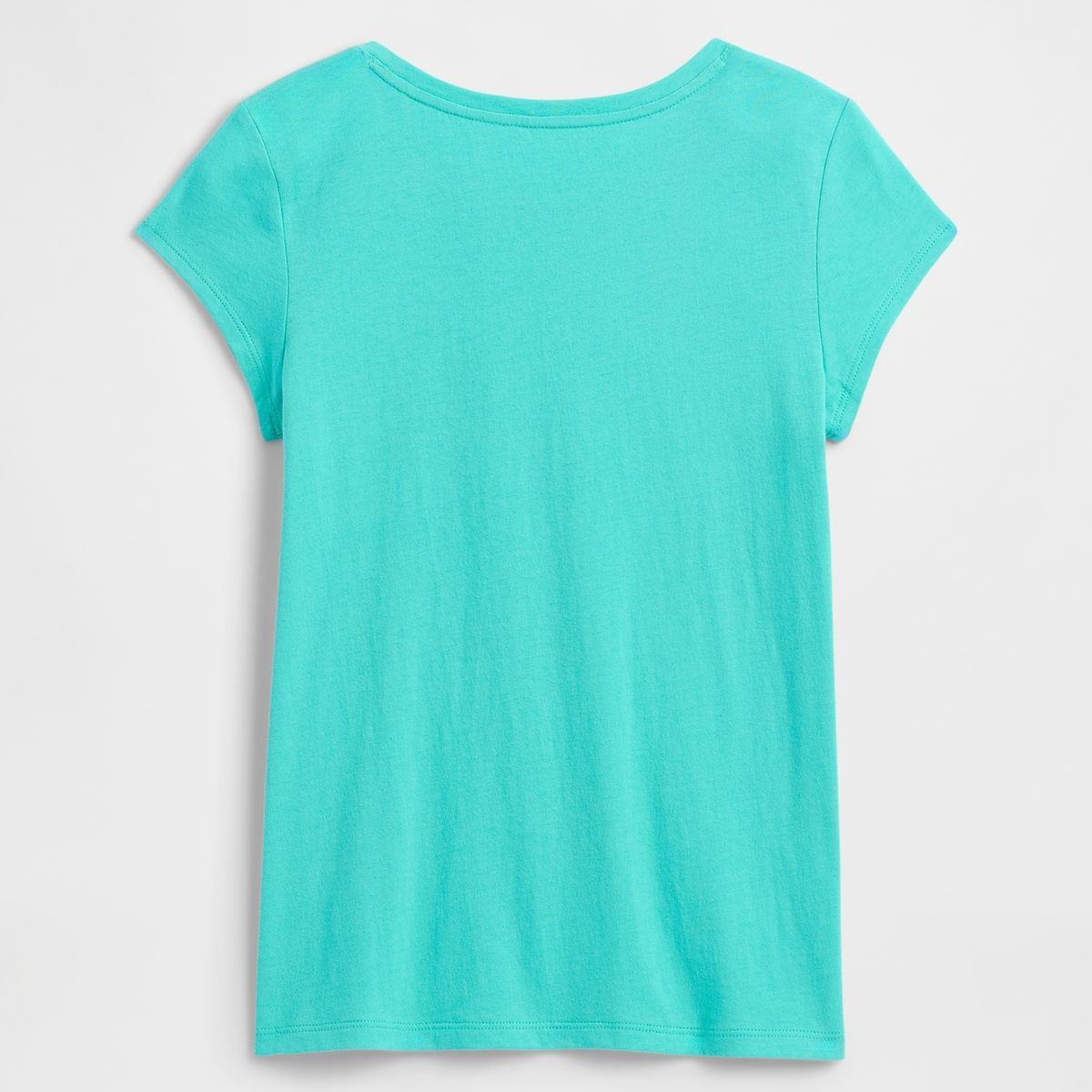 GAP - Polera Niña Gráfica Manga Corta Celeste Gap