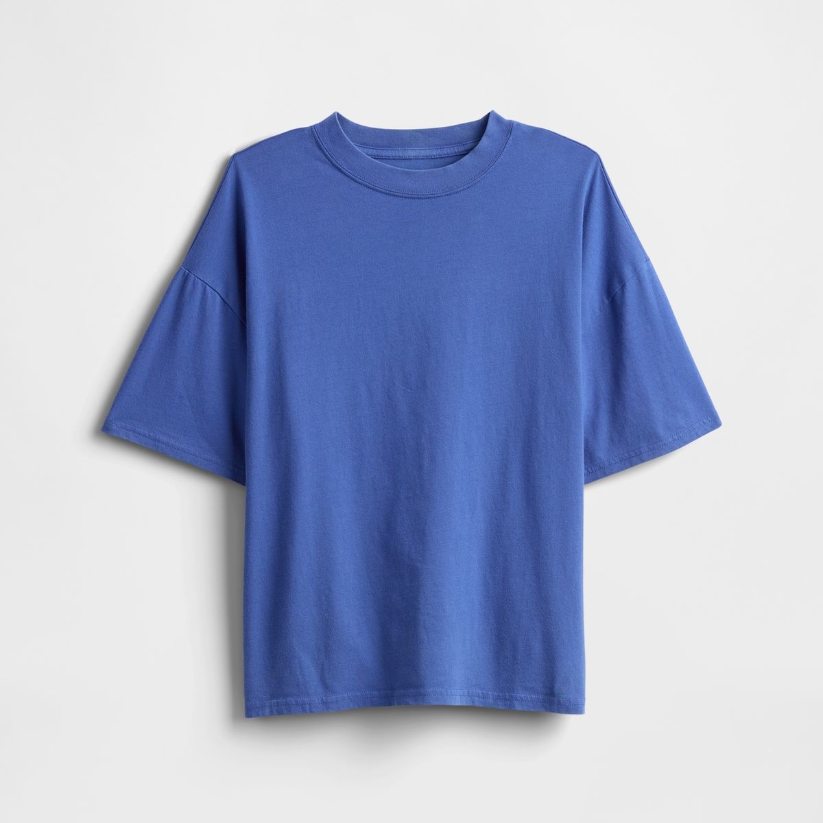 GAP - Polera Niño Relaxed Manga Corta Azul Gap