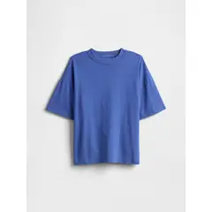 GAP - Polera Niño Relaxed Manga Corta Azul