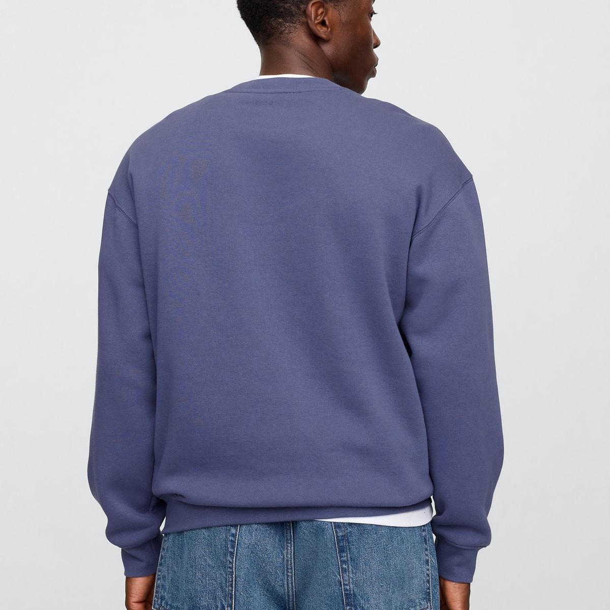 GAP - Polerón Hombre Logo Snoopy Sin Cierre Azul Gap