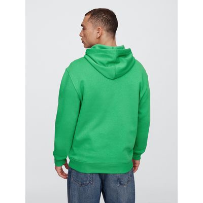 Imagen 2 del producto Polerón Hombre Medium Logo Sin Cierre Verde