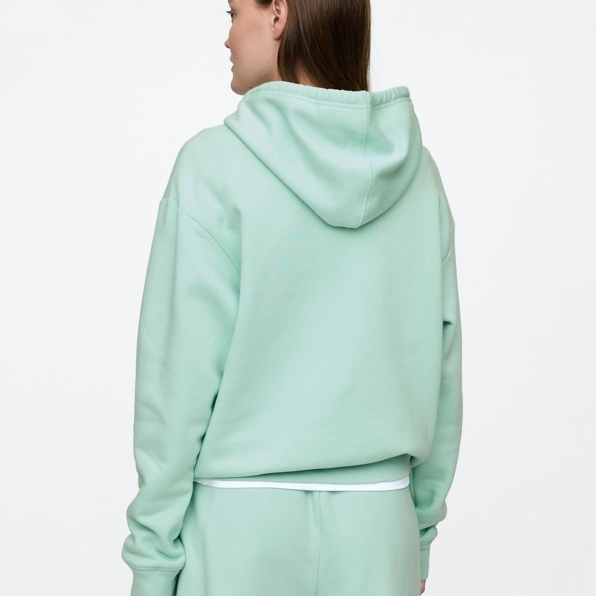 GAP - Polerón Mujer Logo Sin Cierre Verde Gap