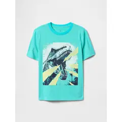 GAP - Polera Niño Jurassic V25 Manga Corta Verde