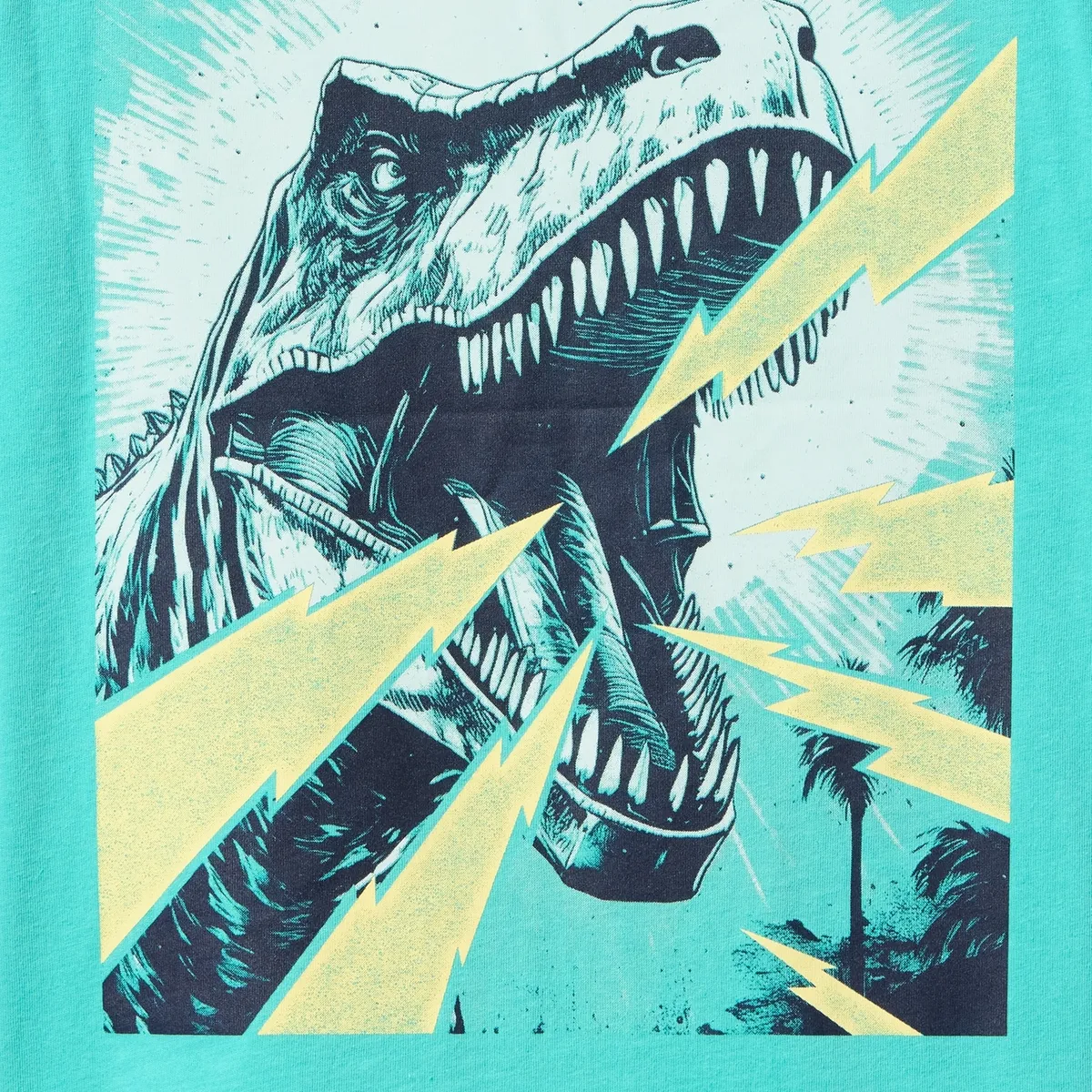 GAP - Polera Niño Jurassic V25 Manga Corta Verde Gap