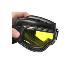 PUNTO STORE - Gafas Para Motocicletas Estilo Vintage Con Filtro Uv - Ps