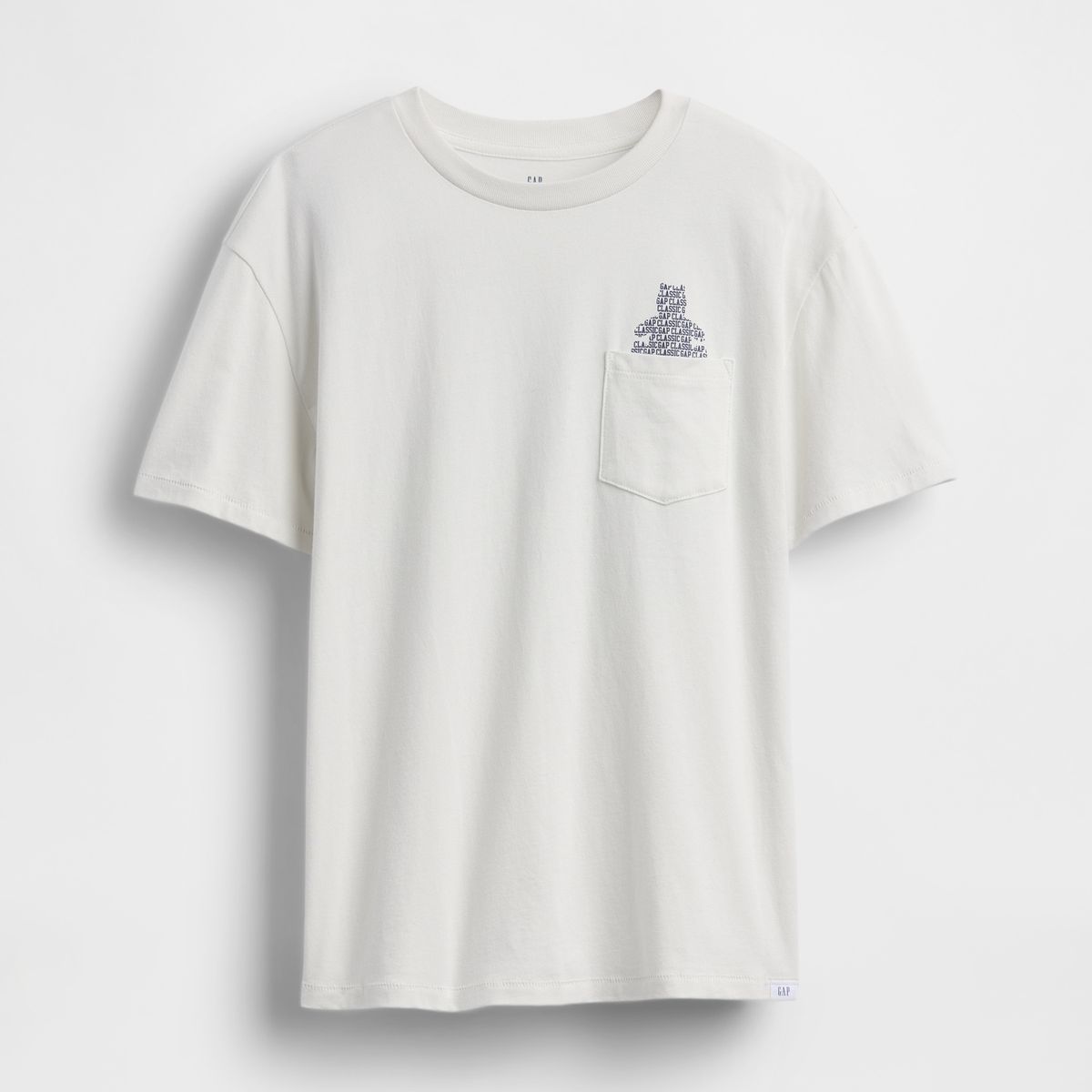 GAP - Polera Niño Brannan Pocket Manga Corta Beige Gap