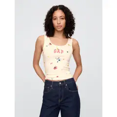 GAP - Polera Mujer Logo Rib Sin Manga Multicolor