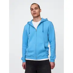 GAP - Polerón Hombre Fleece Con Cierre Azul