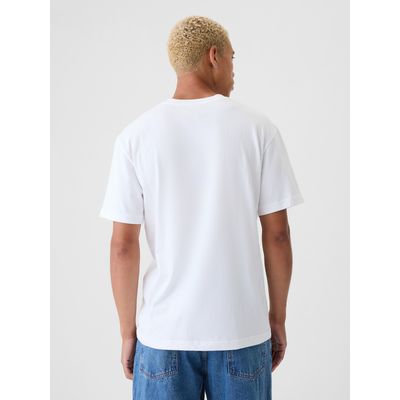 Imagen 2 del producto Polera Hombre Logo Athletic Manga Corta Blanco