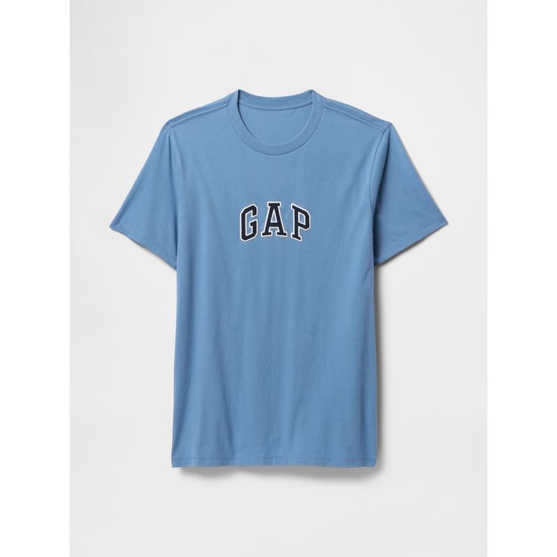 GAP - Polera Hombre Logo Mini Manga Corta Azul Gap