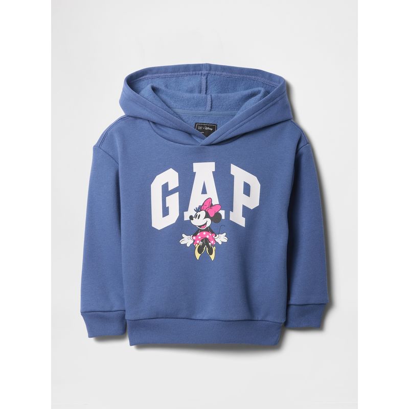 GAP - Polerón Toddler Niña Disney Logo Sin Cierre Azul Gap