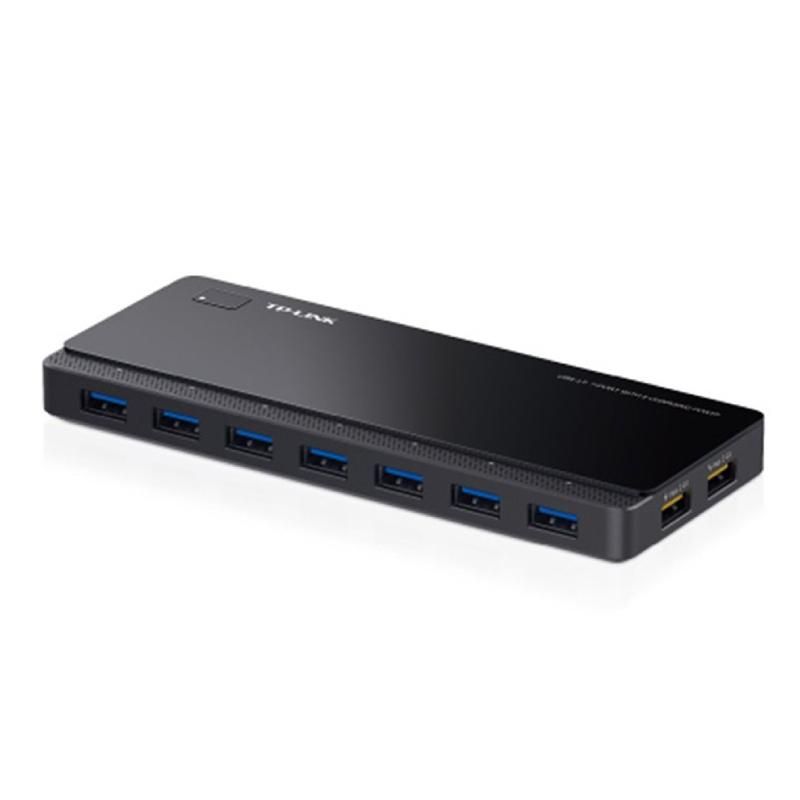 TP LINK - Hub 7 Puertos Usb 30 + 2 Puertos Cargadores Uh72