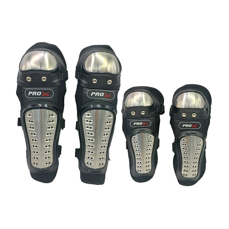 PRO X - Set Rodilleras Y Coderas Aleación Aluminio Para Motos Pro X - Ps