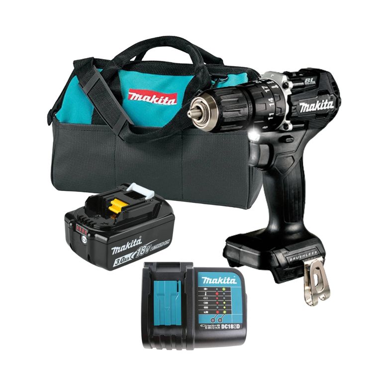 Taladro Percutor Inalambrico 18v Car/Bat 3Ah/Bolso DHP487BSF