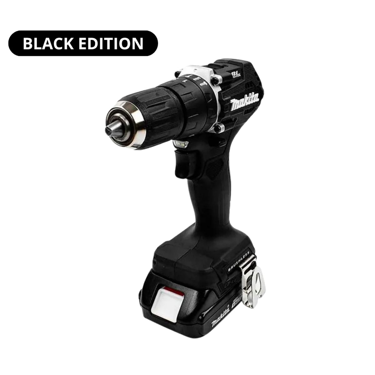 MAKITA - Taladro Percutor Inalámbrico 18v Car/Bat 3Ah/Bolso DHP487BSF