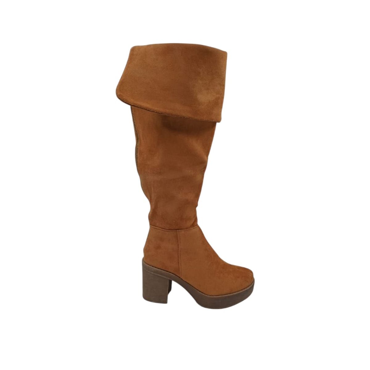 HERIEL - Bota Camel Taco Mujer