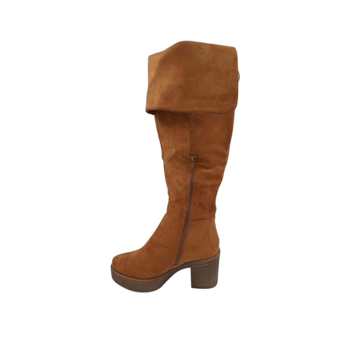 HERIEL - Bota Camel Taco Mujer