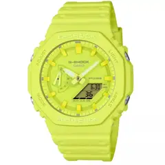 G-SHOCK - Reloj Digital GA-2100-9A9 Carbono Resina Hombre Amarillo