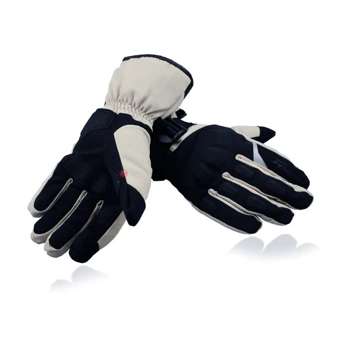 MADBIKE - Guantes Para Moto Térmicos Protección Nudillos Beige - PS