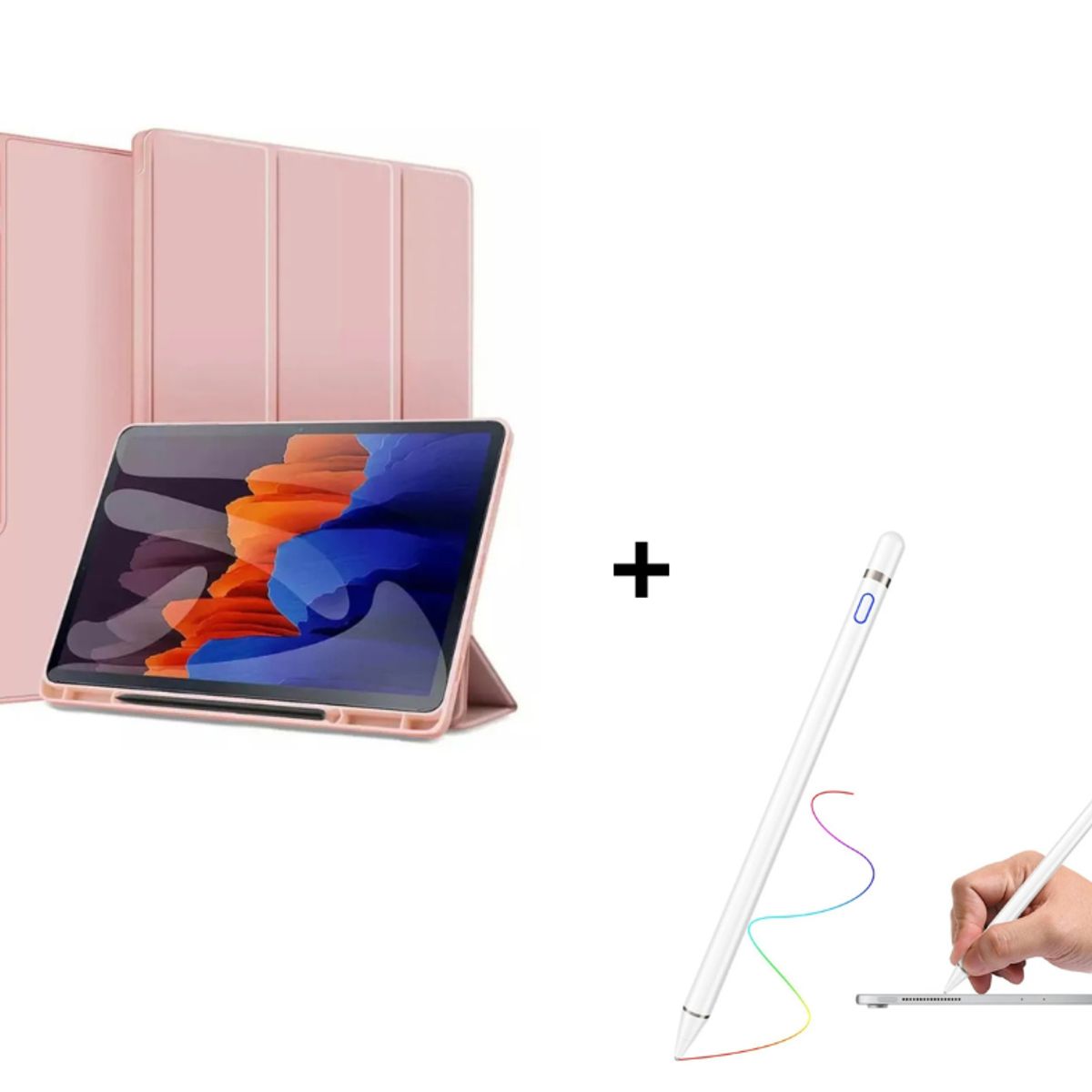 GENERICO - Pack Carcasa Smart Case Para Samsung S9FE 10.9 + Lápiz Pencil