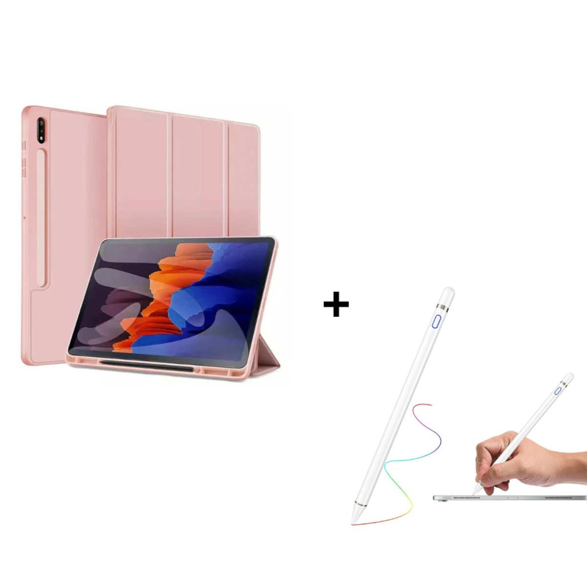 GENERICO - Pack Carcasa Smart Case Para Samsung S9FE 10.9 + Lápiz Pencil