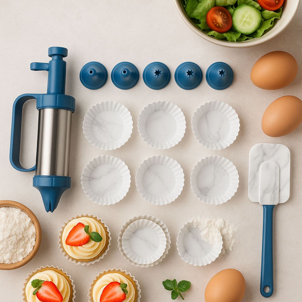 KITCHENWARE - Set De Decoración Repostería Pastelería 14 Piezas