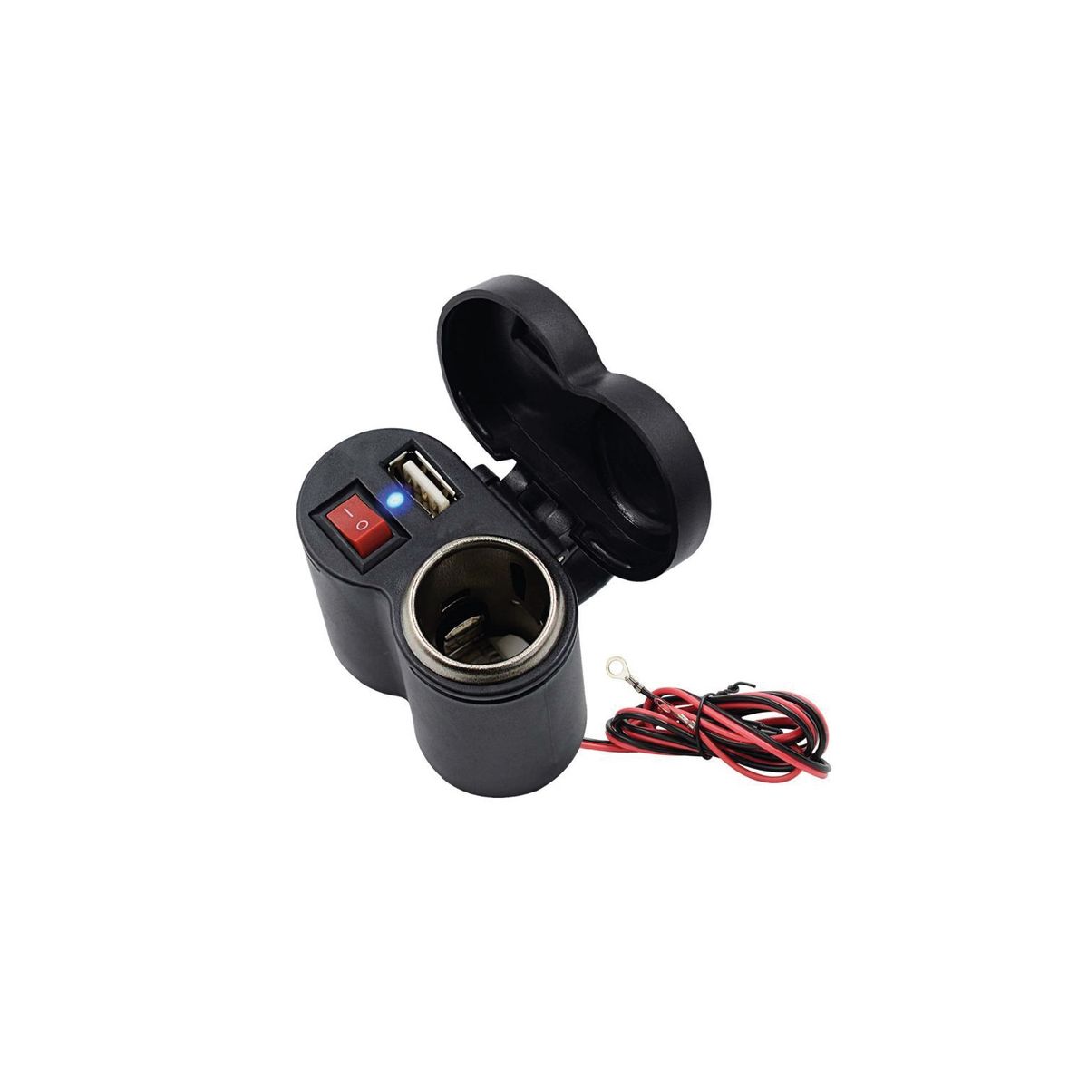 PUNTO STORE - Cargador Usb Y Encendedor Para Motos Conexión 12v - Ps