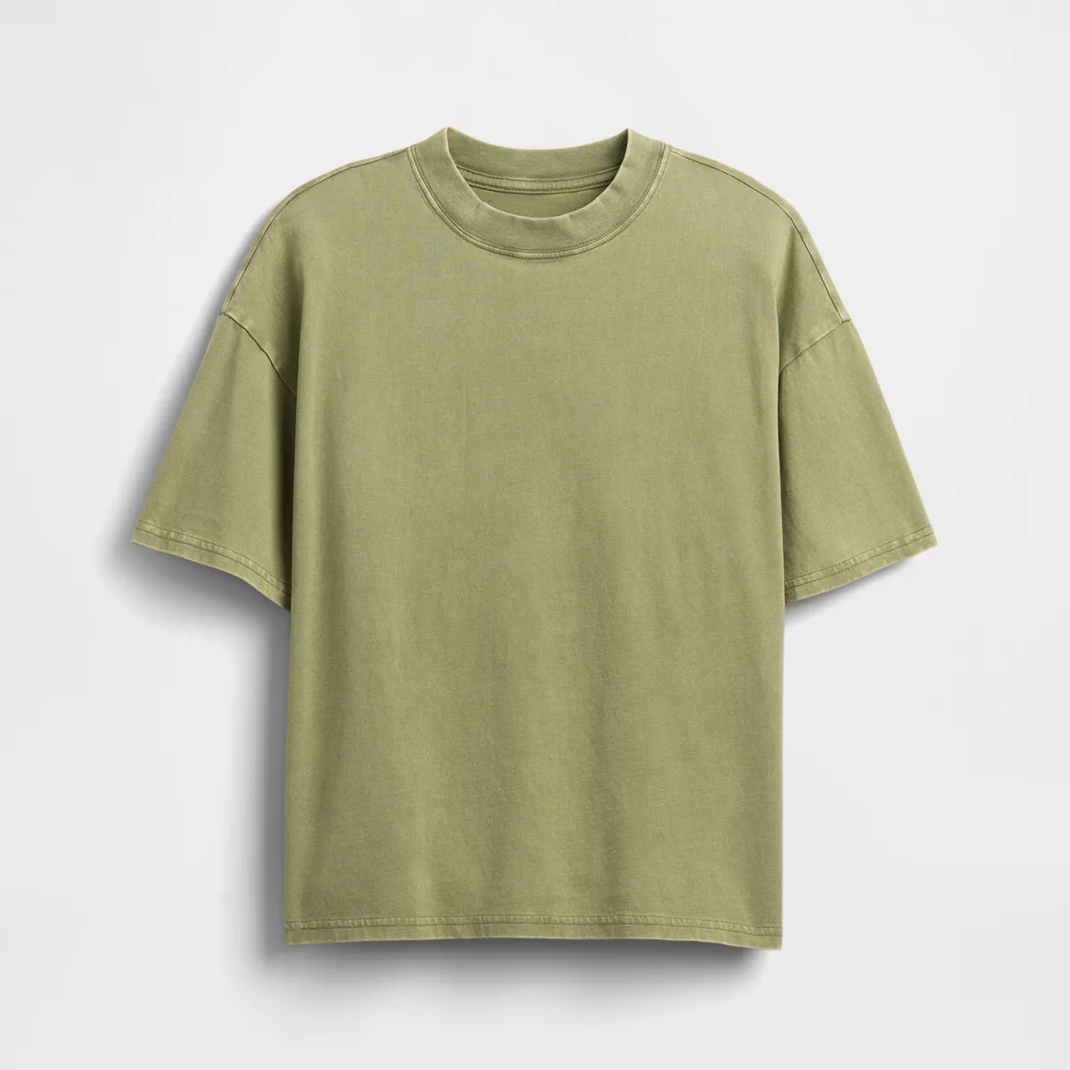 GAP - Polera Niño Gap Relaxed Manga Corta Verde