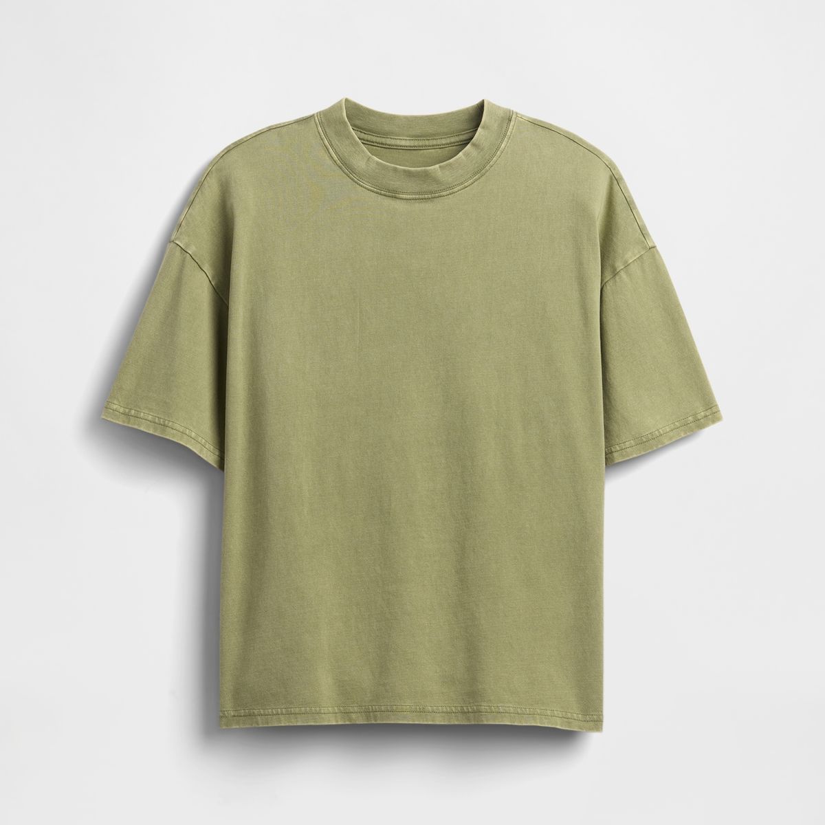 GAP - Polera Niño Gap Relaxed Manga Corta Verde