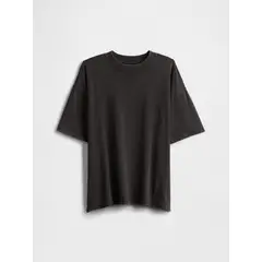 GAP - Polera Niño Relaxed Manga Corta Negro