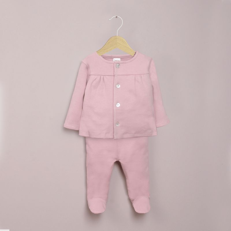 OPALINE - Conjunto Rosado de Bebé 40556
