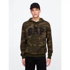 GAP - Polerón Hombre Logo Printed Sin Cierre Verde